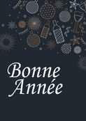 bonne année 2026 festive avec étoiles et fête